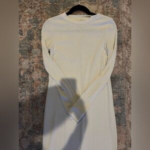 Old Navy off white XS Tall long sleeve maxi dress